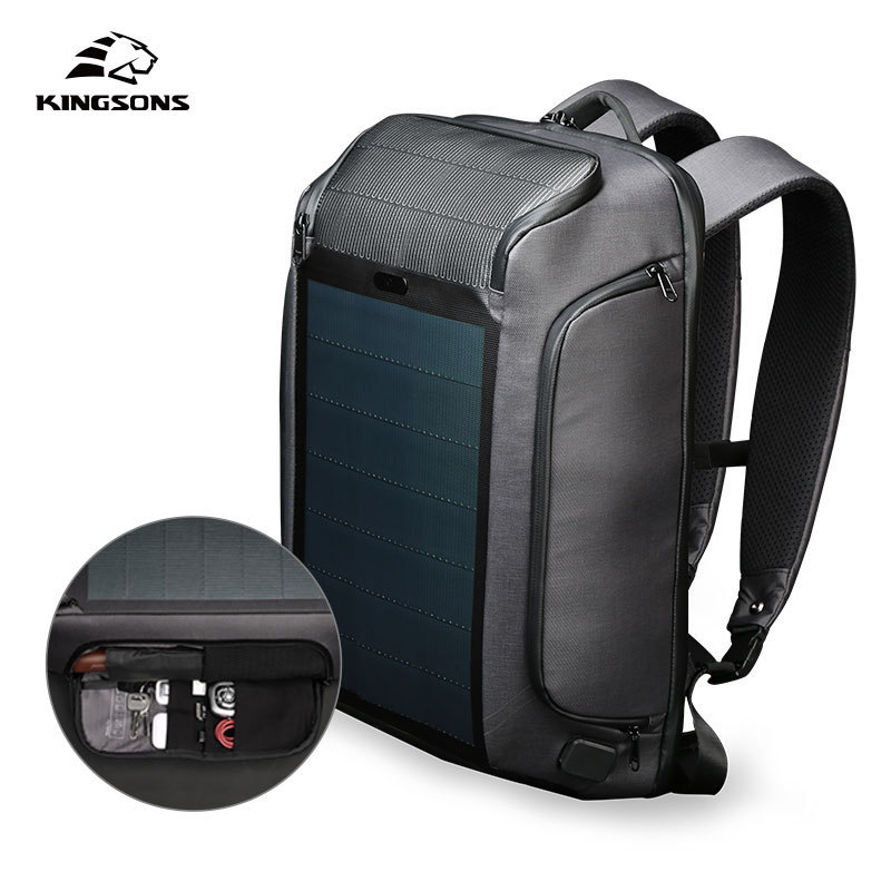 Waterproof Outdoor Travel Portable Solar Panel Bag Solar Charger hiking solar backpack for Backpack with 9w Solar panel