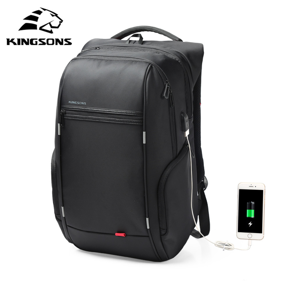 Kingsons top seller outdoor travel bag high quality durable polyester waterproof smart storage 15.6 inches laptop backpacks