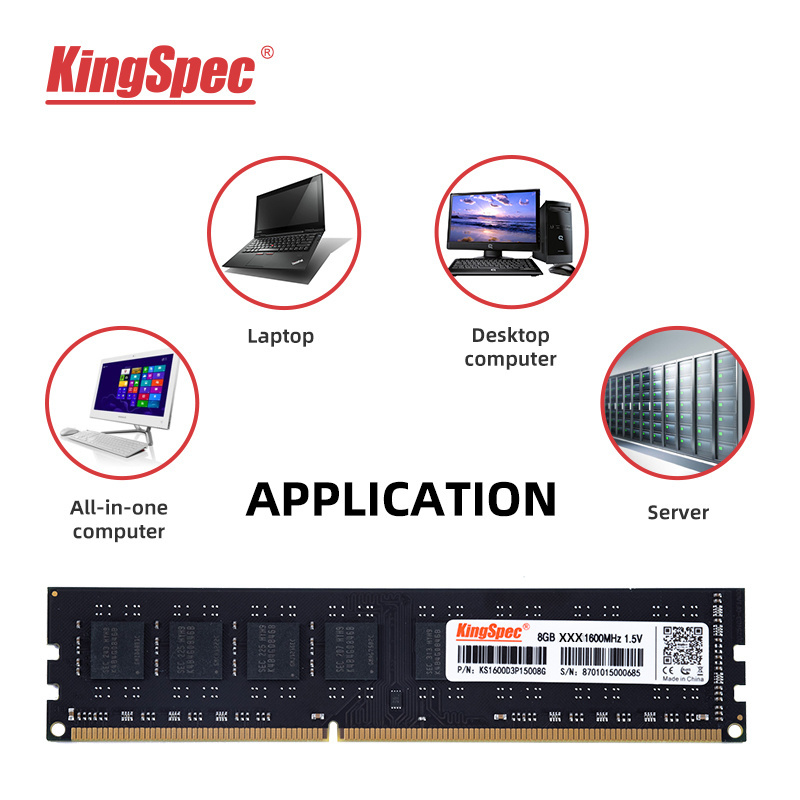 KingSpec memoris ram ddr4 8g memory 2400MHZ pc ddr4 ram 8gb for laptop