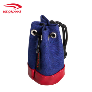 Wholesale Personalize Custom Canvas Drawstring Dog Poop Bags Holder Pouch Dispenser waste bag carrier