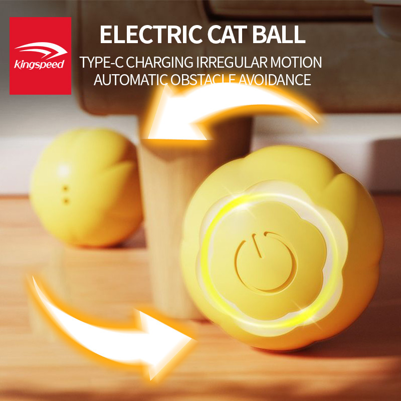 Smart Cat Toys Automatic Rolling Ball Electric Cat Toys Interactive for Cats Training Self Moving Kitten Toys Pet Accessories