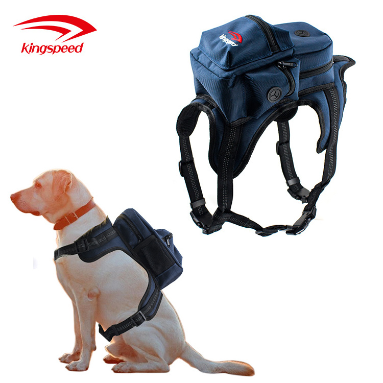 Factory Pet Backpack Vest Custom Logo Dog Harness Dog Harness Adjustable Wholesale