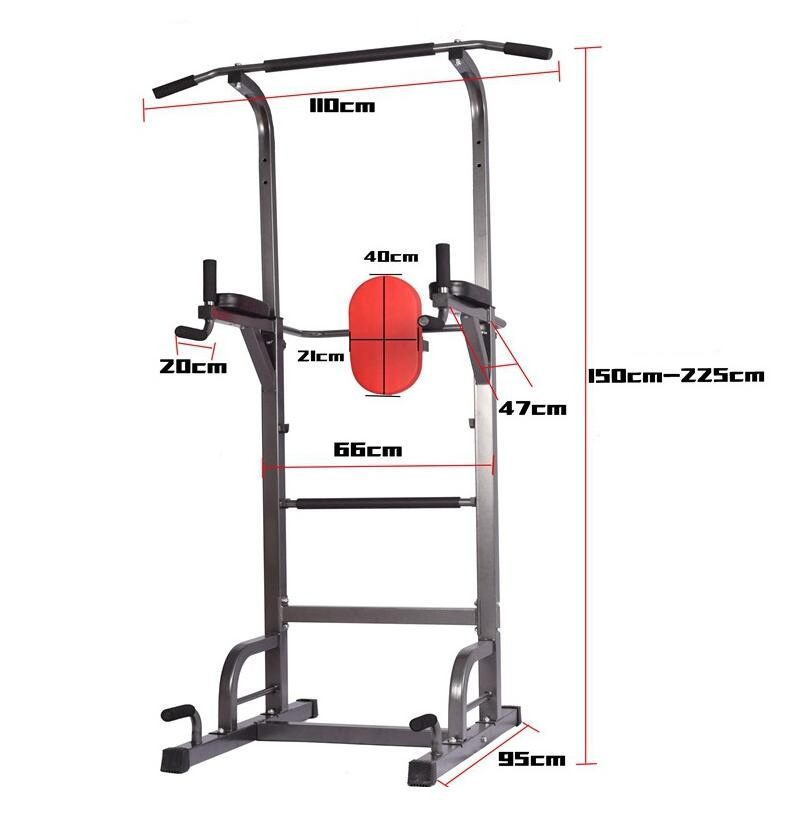 Hot Selling Gym Hot Sale Equipment Chin Dip Station Pull Up Bar Multi-function Sit Up Station