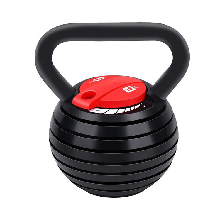 Adjustable Kettlebell Set 10 -40 LB Home Gym Office cast iron kettlebell Soft Base Kettle Bells Weight Set Strength Training