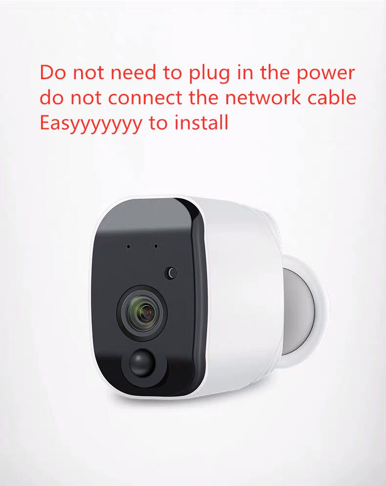 18650 battery operated outdoor 1080p Low Power Smart Battery camera Wireless Home Security cctv mini ip wifi camera