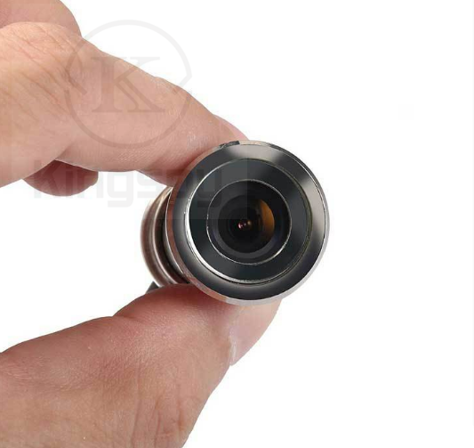 Waterproof Silver door peephole Mini 800TVL Security CCTV Camera Plug and Play 3.6mm Lens Home Surveillance Camera