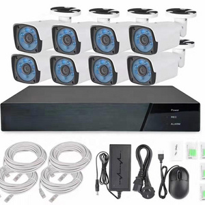 5%Off HD outdoor Waterproof Home Security Video Surveillance CCTV system  2MP 5MP 1080P IR  IP Camera 4CH POE NVR KIT Security