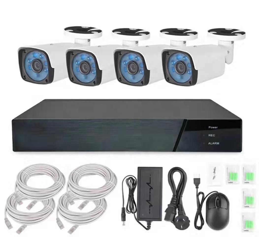 5%Off HD outdoor Waterproof Home Security Video Surveillance CCTV system  2MP 5MP 1080P IR  IP Camera 4CH POE NVR KIT Security