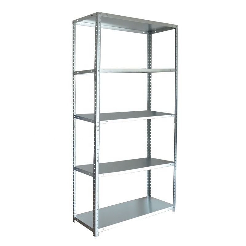 3 4 5 Tiers Garage Light Duty Stacking Storage Racks Shelf Galvanized Metal Steel Shelving For Garage