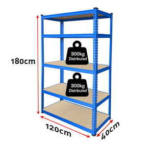 Wholesale Estantes Metalicos Heavy Duty Customized Rivet Rack Boltless Stacking Racks For Garage Home