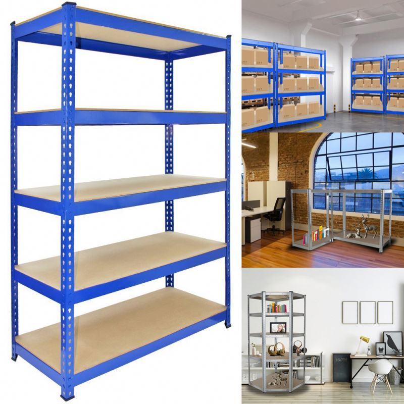 Wholesale Estantes Metalicos Heavy Duty Customized Rivet Rack Boltless Stacking Racks For Garage Home