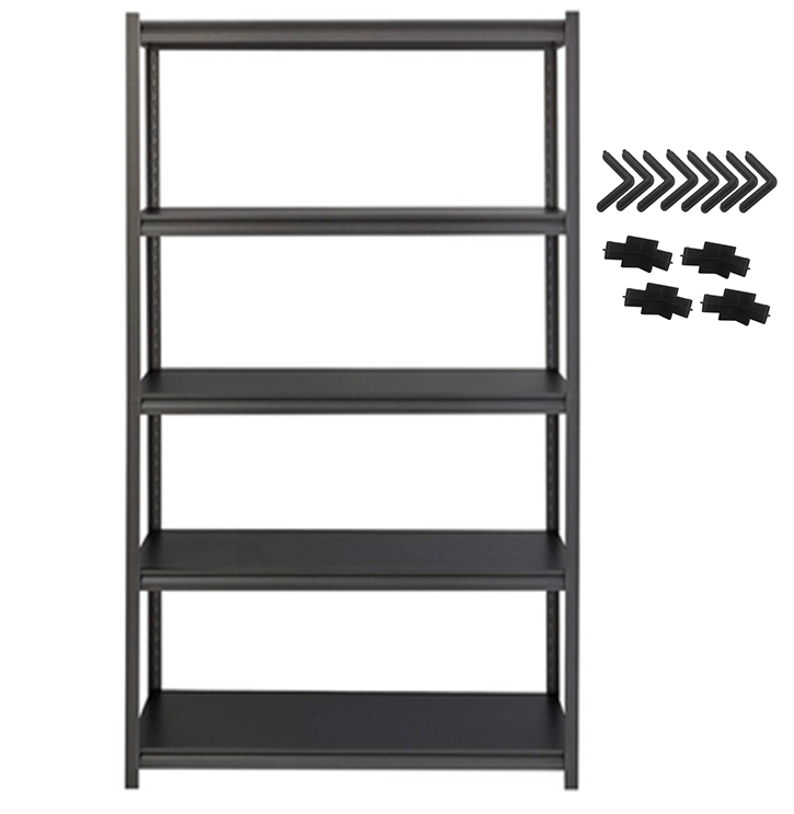 Black metal adjustable 3 4 5 tier kitchen shelves racking Storage holders stacking racks shelves