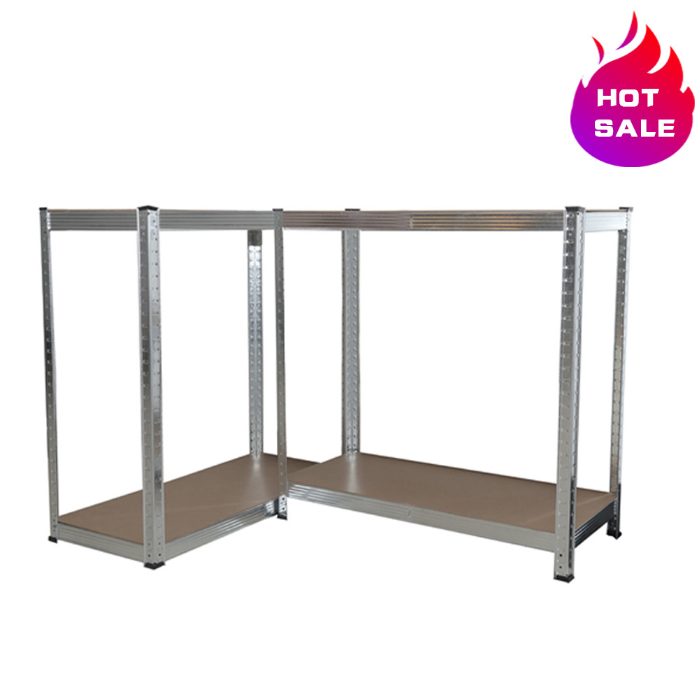 European Style Easy Install Adjustable 4 Level Boltless Metal Storage Racks Regal Schwer Shelving For Wearhouse