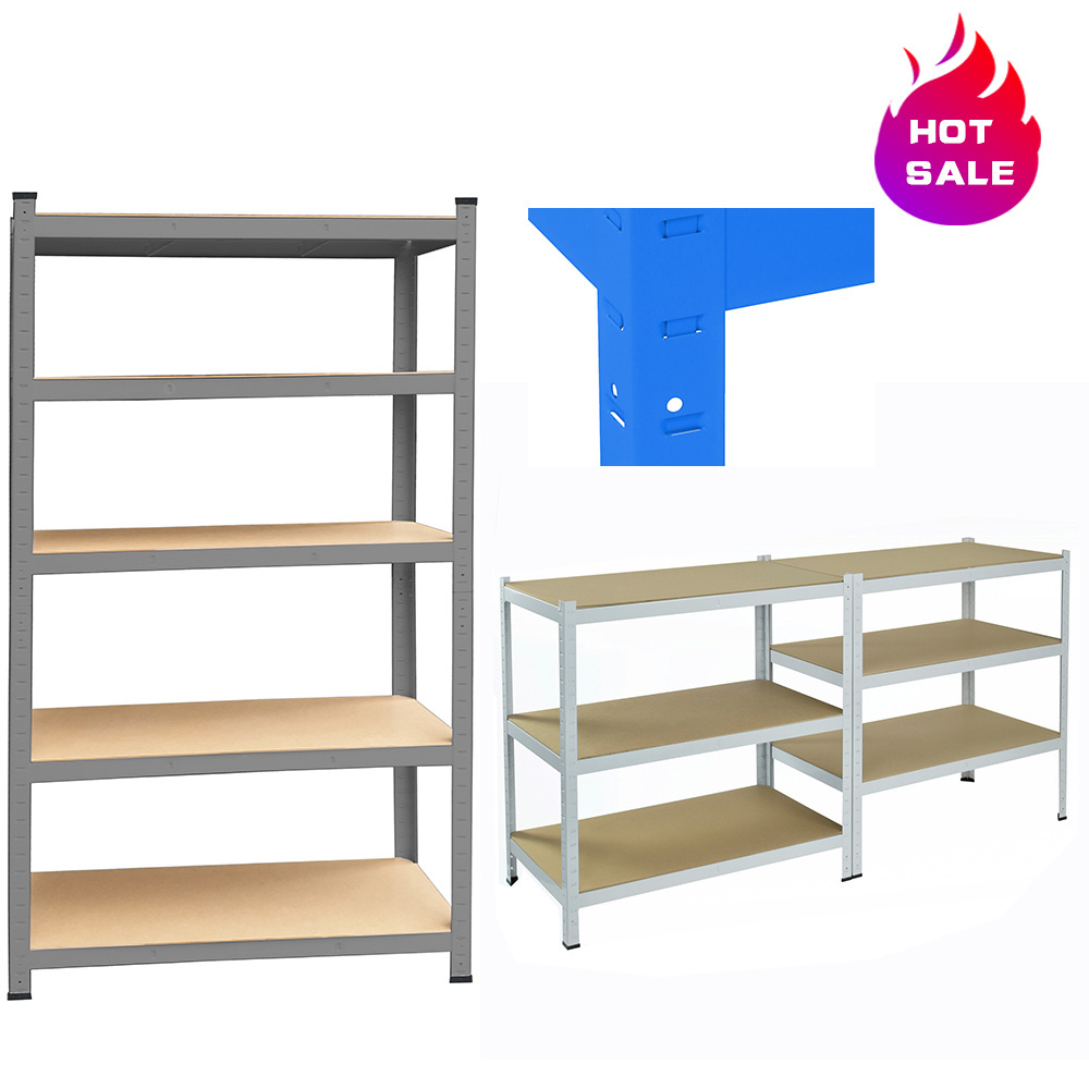 Wholesale Easy To Assemble Powder Coated Galva Galba Boltless Storage Turtle Rack Wood Shelf 175Kg