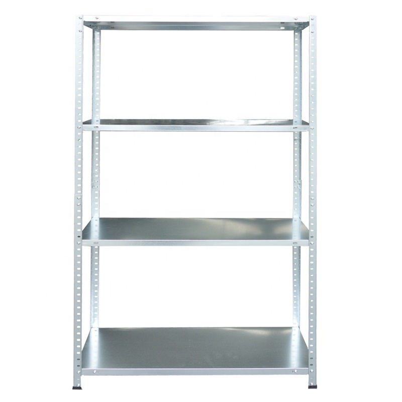 FSC Galvanized 4 Tier 40kg Adjustable Metal Storage Shelves Racks For Home