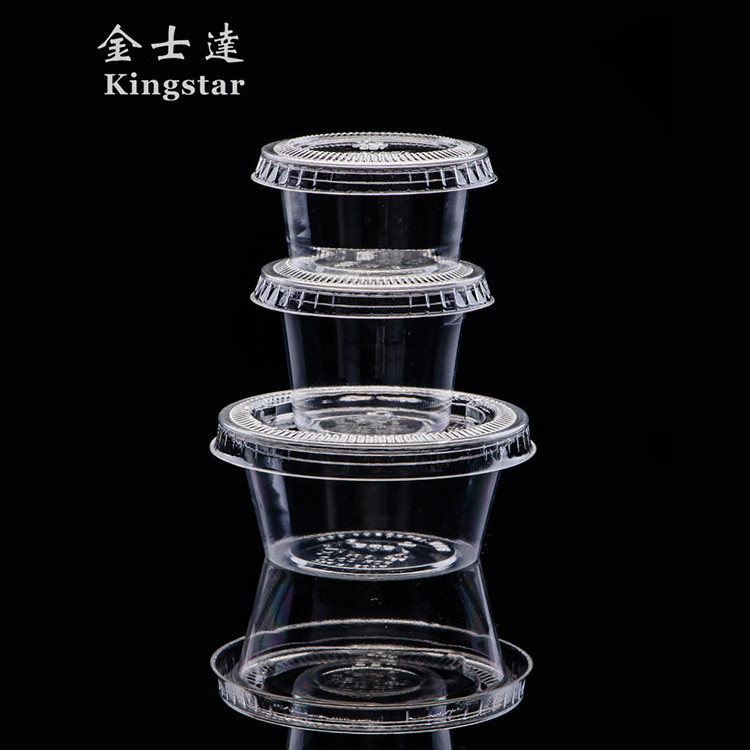 Hot sale disposable plastic food container fruit salad packaging container with dome lid