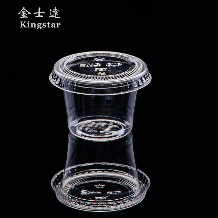 Hot sale disposable plastic food container fruit salad packaging container with dome lid