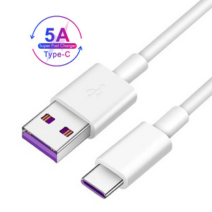 5A Fast Charge Cable Usb Type-C Tipo Usb-C Type C Charger Cord For Samsung Huawei