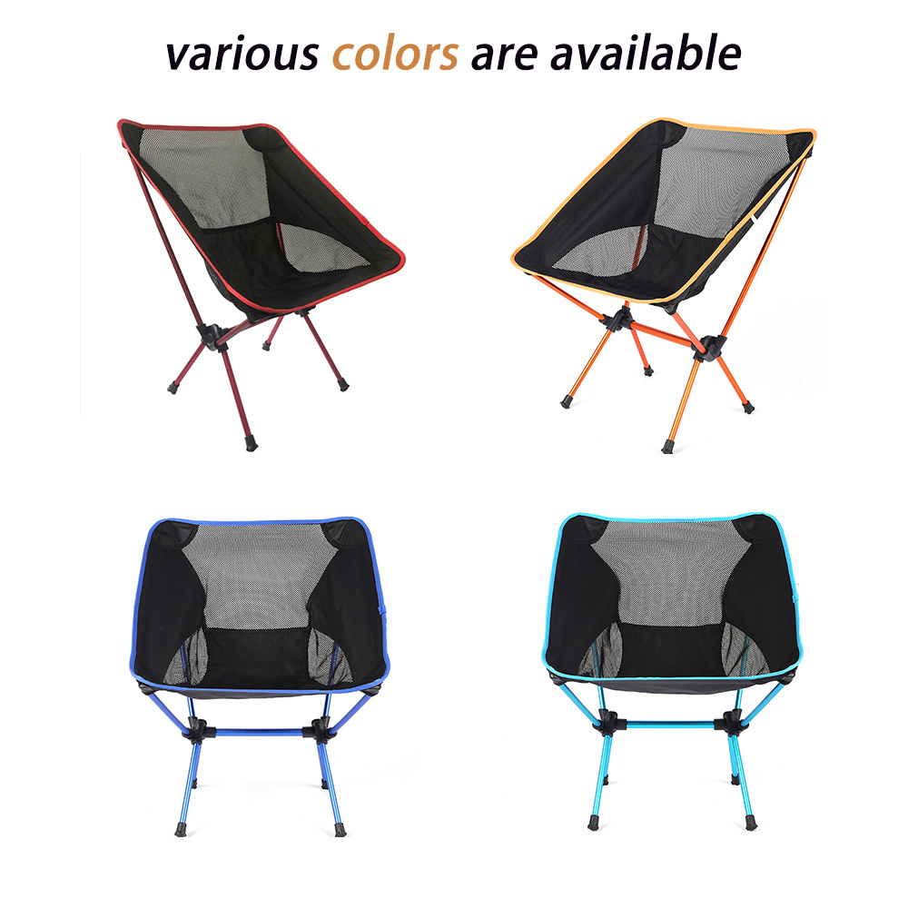 Customized Simple Aluminum 7075 Fram Collapsible Folding Heavy Duty Rocking Moon Camping Chair