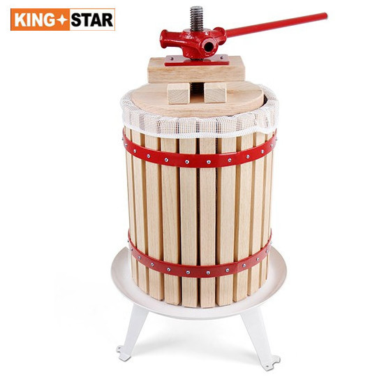 6L Manual Basket Fruit Press for Wine, beer, fruit juice extractor