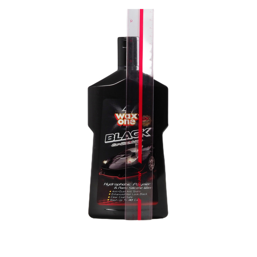 [Dist. Needed] WaxOne Car Care Cleaner Black Car Wash and Wax Shampoo Liquid 650ML