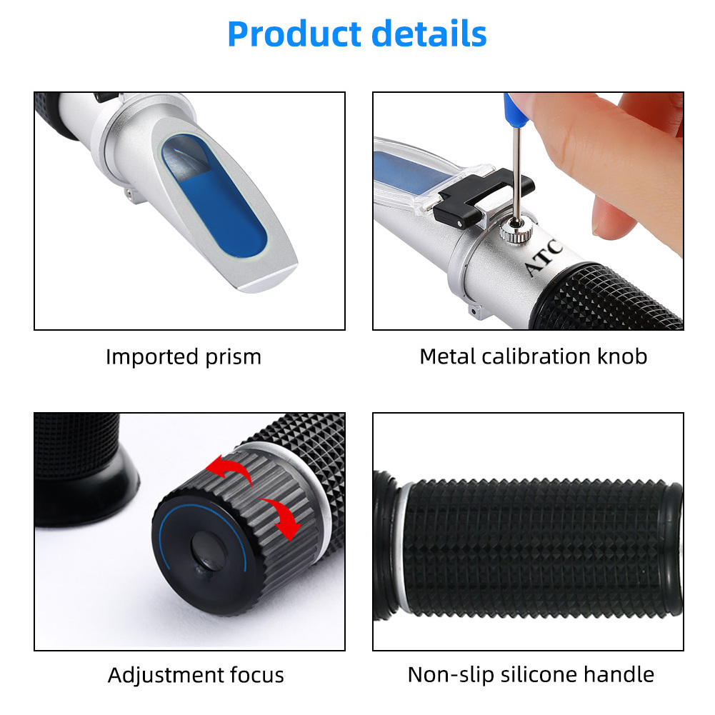 Refractometer brix 13~25% Portable Hand Held Meter Brix Refractometer brix honey clinical refractometer