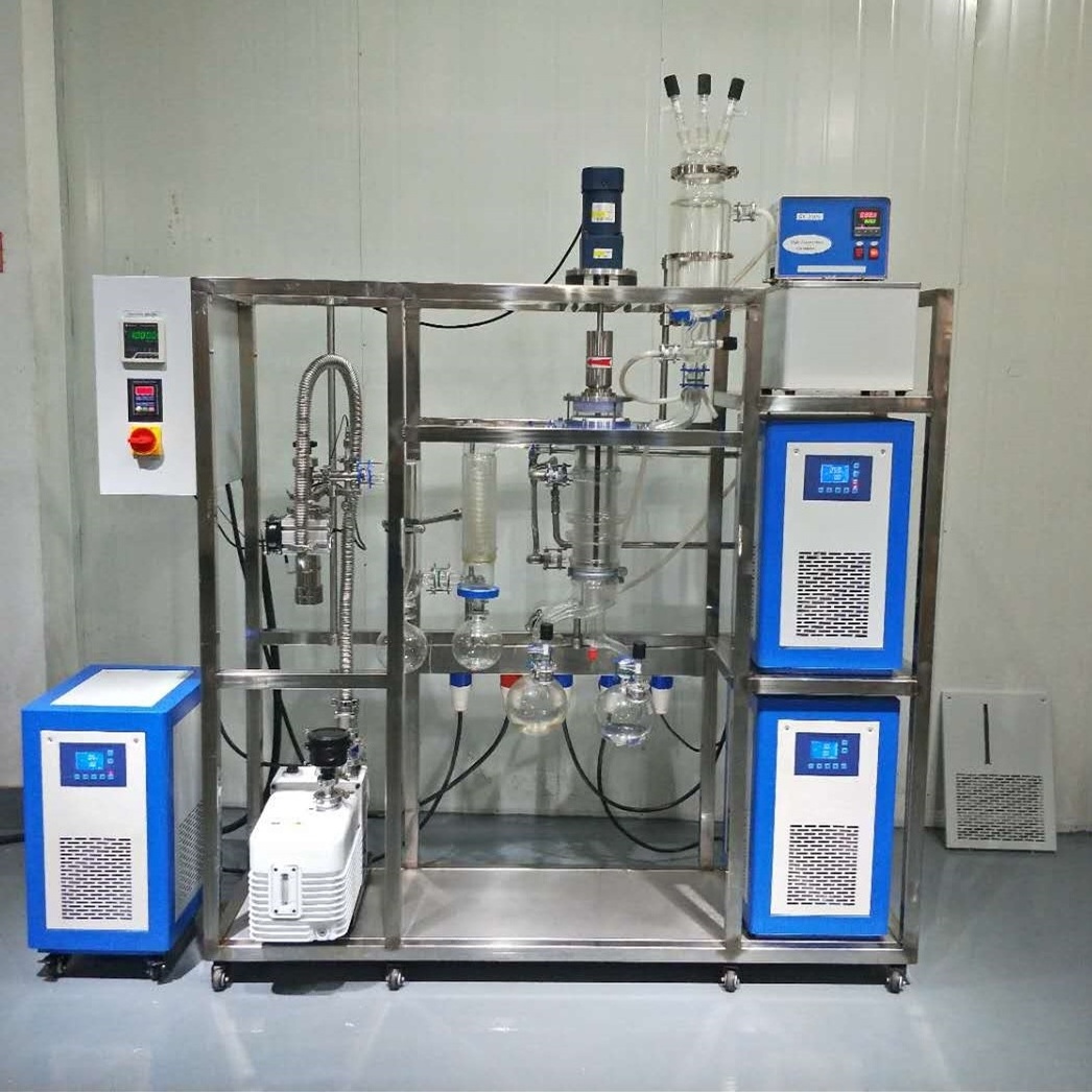 oil wiped film distillaion top Quality Oil Wiped Film Evaporator Lab Molecular Distillation  closed loop extractor