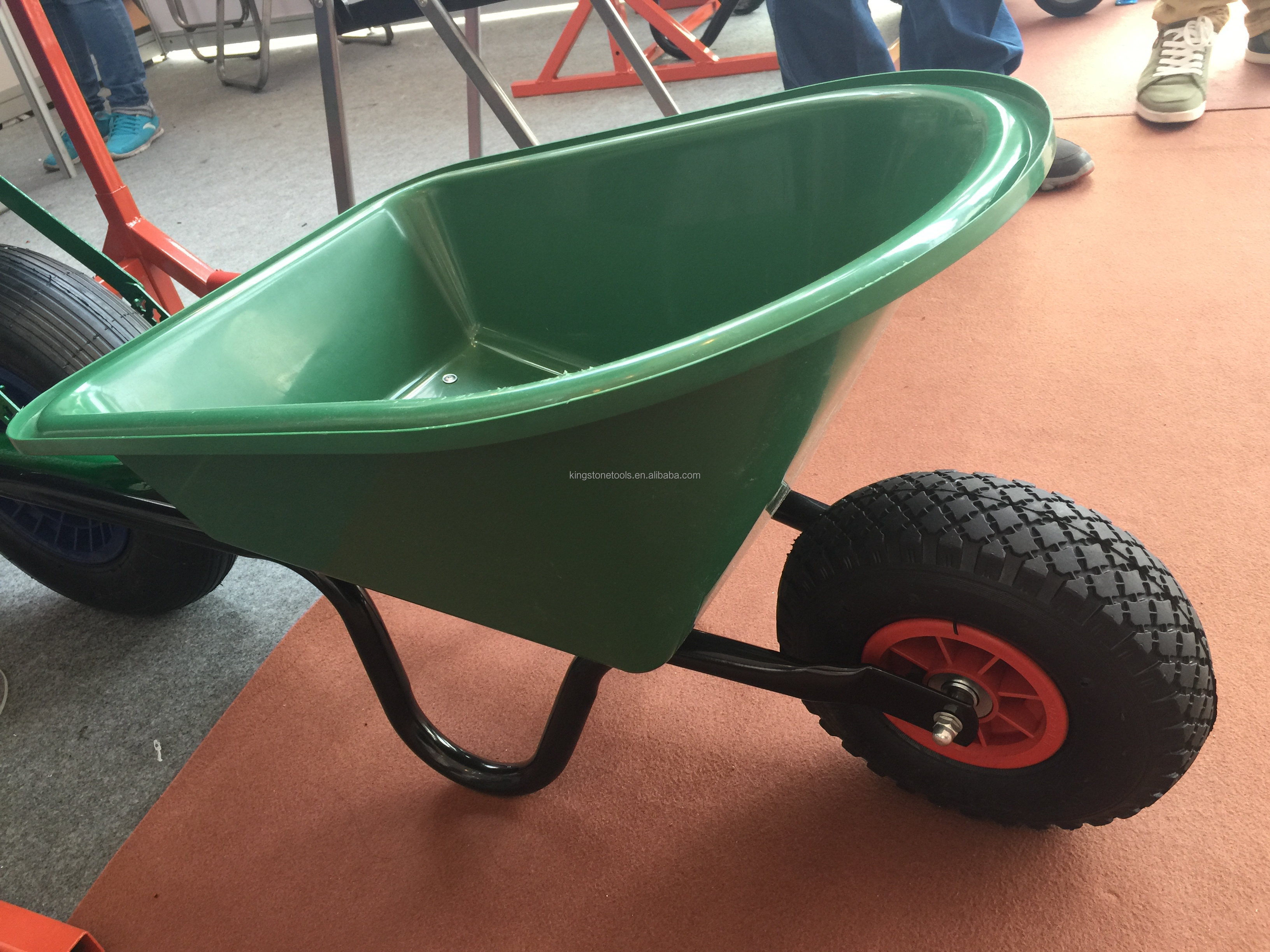 China high quality Kids toys wheelbarrow with plastic bucket and steel handle  for environmental protection  WB0208