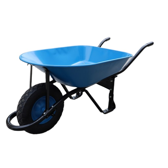 85l WB7400 Wheel barrow metal steel coating wheelbarrow for construction