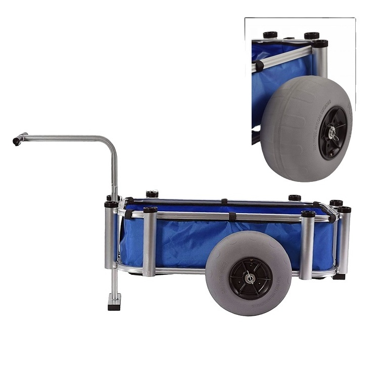 Light Weight Aluminum fishing beach trolley cart for hand truck