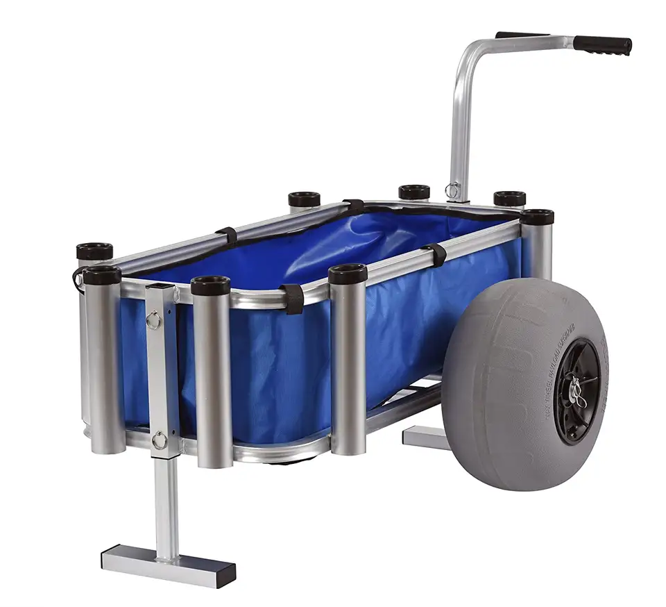 Light Weight Aluminum fishing beach trolley cart for hand truck