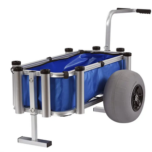 Light Weight Aluminum fishing beach trolley cart for hand truck