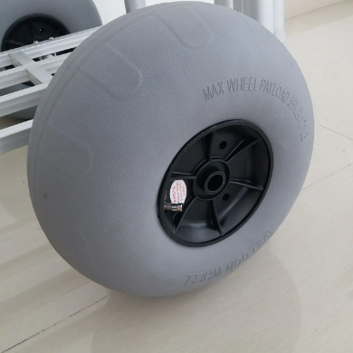 Ballon tire wheel