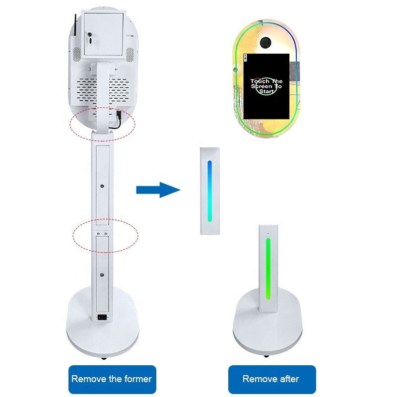 Newest 15.6 Inch Touch Screen DSLR Selfie Photo Booth Shell Flight Case Pack Camera Mirror Photo Booth Machine