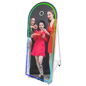 New Arrivals Mirror Photo Booth Wedding Party Supplies Selfie Photo Booth Stand Touch Screen DSLR Photo Booth