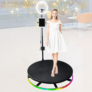 Magic 360 Degree Slow Motion 360 Photo Booth Platform Video Live Room 360 Photo Booth With Light  Camera  Rotation Stand