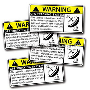 custom printing gps tracking sticker