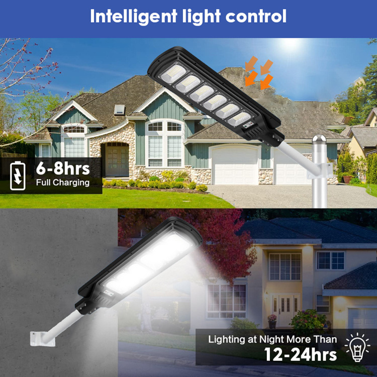 Energy Saving Led Outdoor IP65 Waterproof Streetlight 100w 150w 200w 250w 300w All In One Solar Street Light