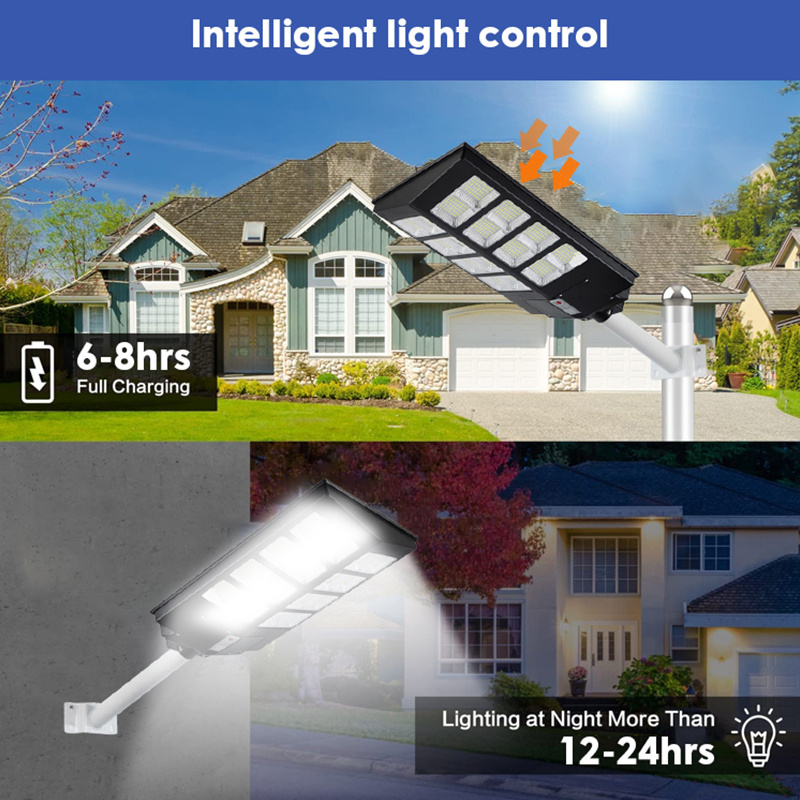 Hot-Sale 300W 500W 800W 1000W Sensor Solar Powered Solar Light Outdoor Remote Control Waterproof Led Solar Street Light