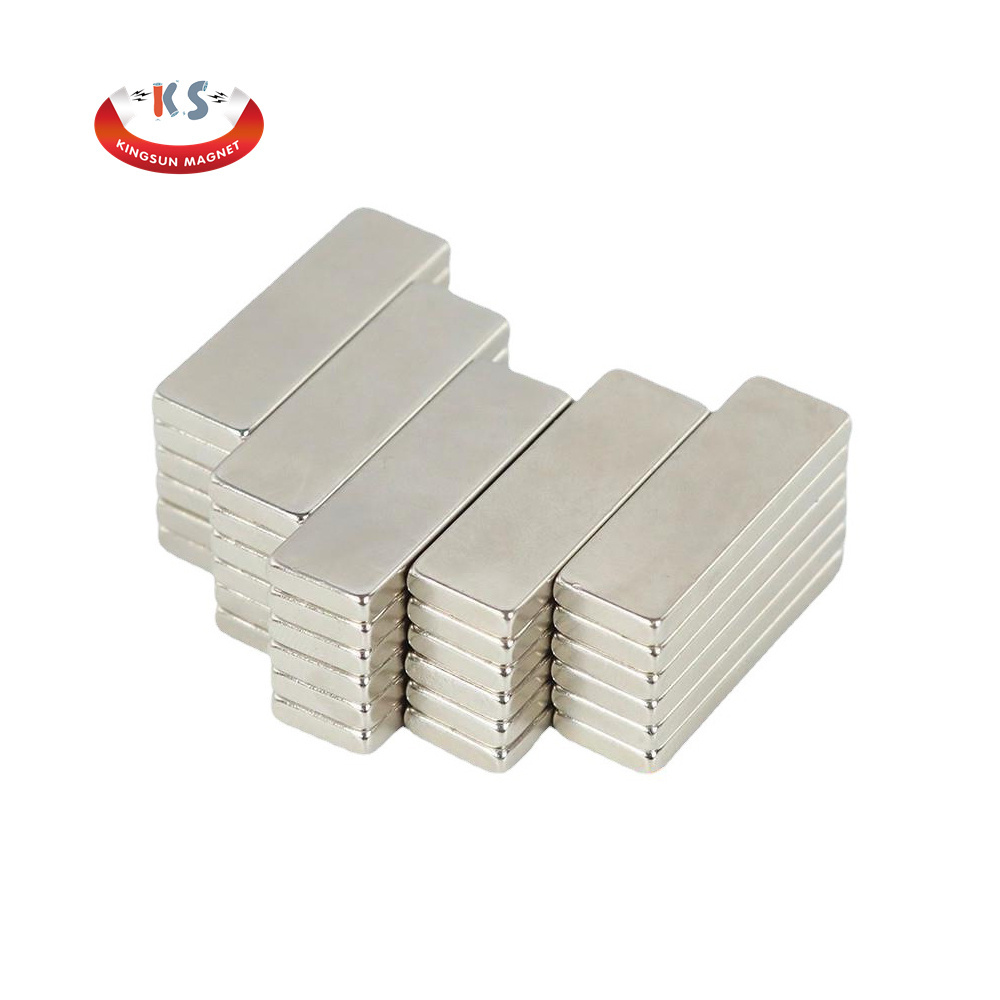 Neodymium Ndfeb Strong Rectangle Block Magnet 10mm-100mm Permanent Rare Earth Magnetic Materials