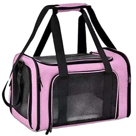 Kingtale Cat Dog Pet Carriers Airline Approved Small Dog Carrier Soft Sided Collapsible Puppy Carrier