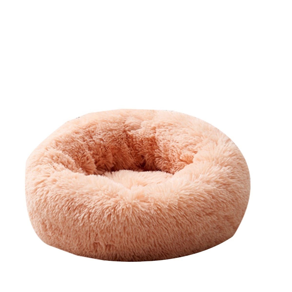 Round Pet Bed Kingtale Calming Anti Anxiety Soft Plush Pet Beds & Accessories Pet Dog Cat Bed Bed & Mat Covers Round Shape