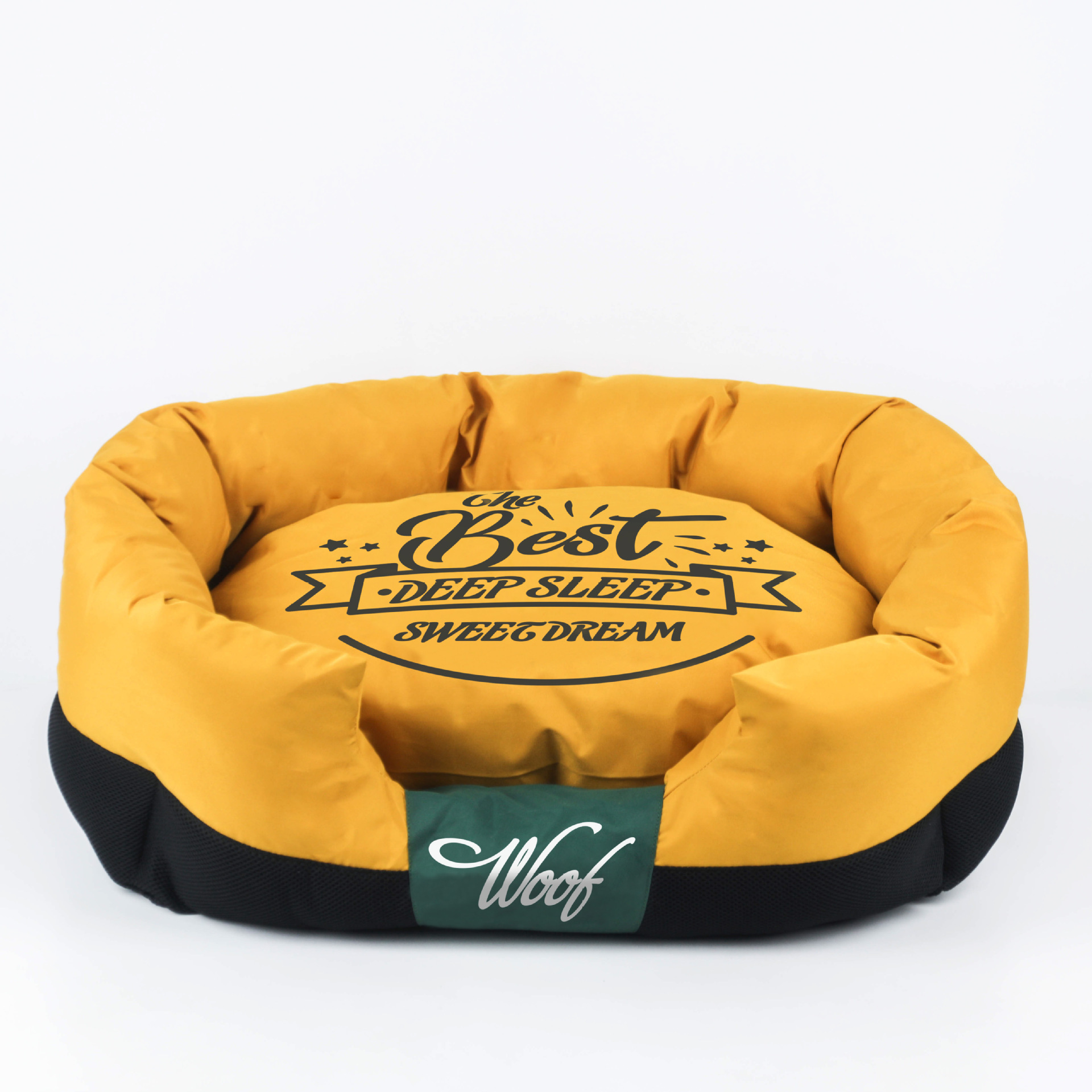 Kingtale Best Seller Custom Large Waterproof Breathable Hand Wash Inner Egg Crate Foam Orthopedic Dog Bed Solid Pet Bed