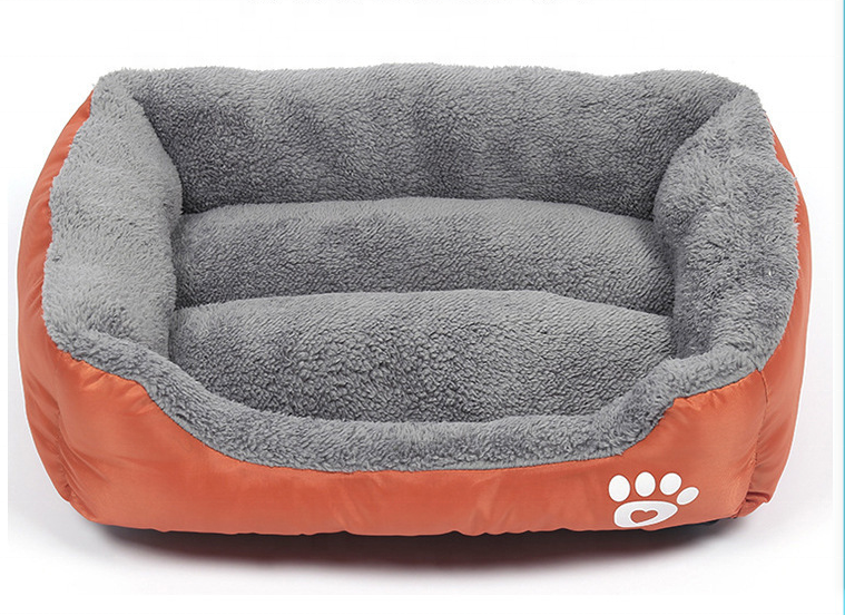 Kingtale comfortable washable removable cover Calming Bolster Couch xl dog pet bed sofa