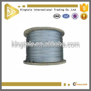 Kingtale galvanized steel wire rope 6x36 iwrc