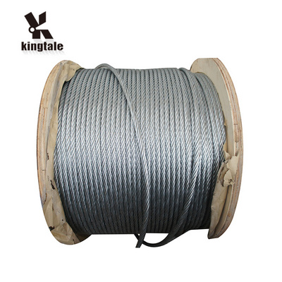 Kingtale galvanized steel wire rope 6x36 iwrc