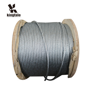 Kingtale 6*37 galvanized steel wire rope crane wire rope specification