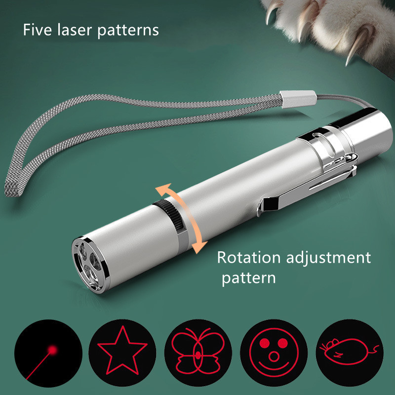 Interactive Custom Pet Suppliers Red Dot LED Light Pointer Laser Pointer Dog Laser Pen Toy for cat