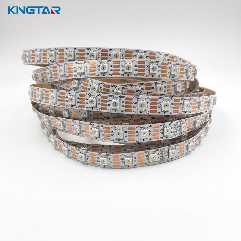 5050 RGB sk9822 magnetic strip led lights outdoor waterproof led pixel strips