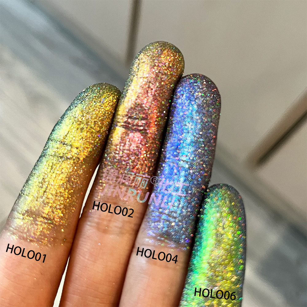 Bulk holographic  chameleon laser eyeshadow makeup pigments powder glitter for eye makeup